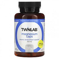 Twinlab, Магний в капсулах, 420 мг, 100 капсул Twinlab, Магний в капсулах, 420 мг, 100 капсул