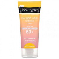 Neutrogena, Invisible Daily Defense, солнцезащитный лосьон, SPF 60+, 88 мл (3 жидк. Унции)