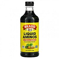 Bragg, Liquid Aminos, соевый протеин, 473 мл (16 жидк. Унций)
