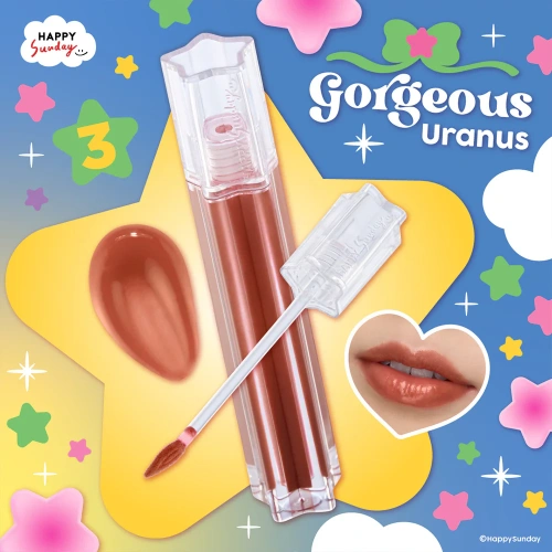 HAPPY SUNDAY Glassy Wow Lip Tint 3.5g фото 4