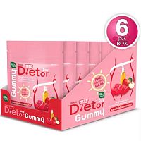 Жевательные пастилки для стройности и снижения веса – Dietor Day от Handy Herb, (коробка 6 саше)