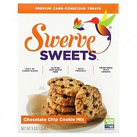 Swerve, Sweets, смесь для печенья с шоколадной крошкой, 264 г (9,3 унции)