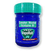 Тайская мазь от простуды и заложенности носа с Ментолом и Эвкалиптом Vicks VapoRub, Таиланд 25 мл.