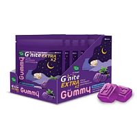 Жевательные мармеладки для сна Handy Herb G'nite Extra X2 – усиленная формула с мелиссой и рейши, коробка 6 саше