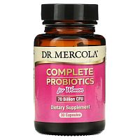 Dr. Mercola, Комплексные пробиотики для женщин, 70 млрд КОЕ, 30 капсул