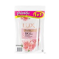 Lux Shower Cream Dewy Glow 400 Ml. Refill Twin Pack