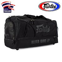 Сумка спортивная Fairtex Bag 2 Solid Tank, Таиланд Черный