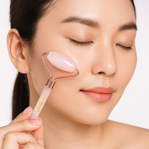 Konvy Rose Quartz Facial Roller фото 2