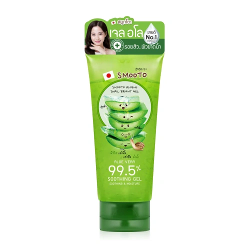 Smooto Aloe-E Snail Bright Gel 200g Smooto Aloe-E Snail Bright Gel 200g