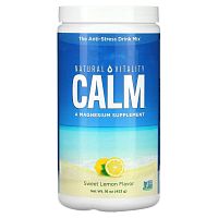 Natural Vitality, CALM, смесь для приготовления антистресс-напитка, сладкий лимон, 453 г (16 унций) Natural Vitality, CALM, смесь для приготовления антистресс-напитка, сладкий лимон, 453 г (16 унций)