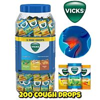 Леденцы Vicks Cough Drops от кашля, 200 шт.