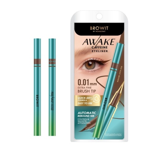 Browit Awake Caffeine Eyeliner RustBrown Browit Awake Caffeine Eyeliner RustBrown