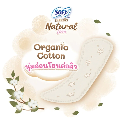 Sofy แผ่นอนามัย Natural Love Slim Scented 32pcs фото 3