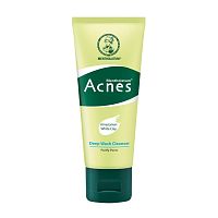 Mentholatum Acnes Deep Wash Cleanser 50 G. ลดสิว คุมมัน สิวอักเสบ โฟมล้างหน้า