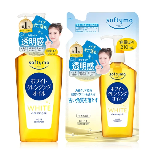 SOFTYMO White Cleansing Oil Special Set [240ml + Refill 210ml]
