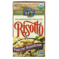 Lundberg, Organic, Traditional Italian Risotto, Porcini Mushroom, 5.9 oz (167 g)