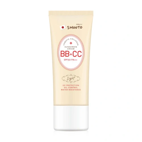 Smooto Tomato Collagen BB & CC Sunscreen Cream 42g