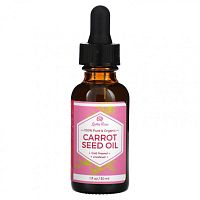 Leven Rose, 100% чистое и органическое, масло семян моркови, 30 мл (1 жидк. Унция)