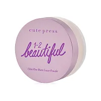 Cute Press 1-2 Beautiful Ultra Fine Matte Loose Powder 15g
