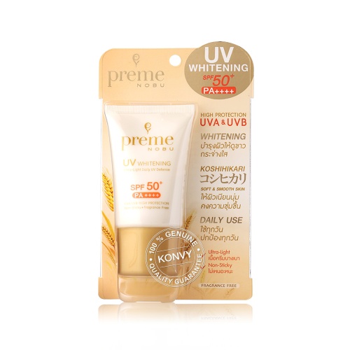 Preme Nobu UV Whitening SPF50+/PA++++ 30g фото 2