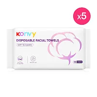 [Buy 4 Get 1] Konvy Facial Towel 50 Sheets