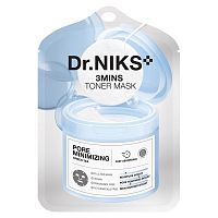 Dr.NIKS 3 Mins Toner Mask Pore Minimizing 1'S