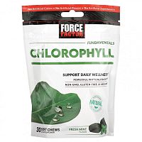 Force Factor, Fundamentals, хлорофилл, свежая мята, 30 жевательных таблеток