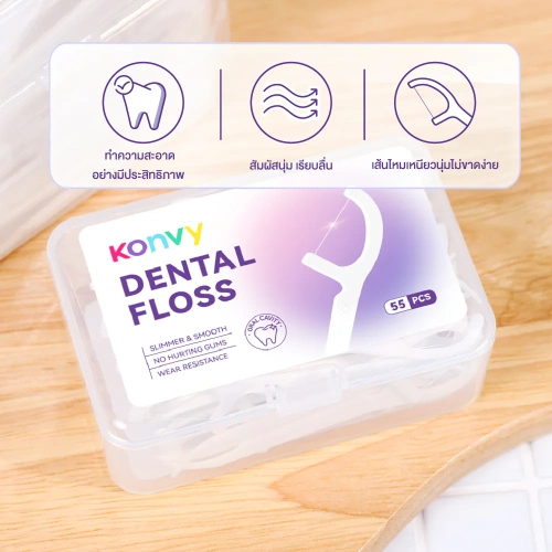 Konvy Dental Floss [55pcs x 1Box] фото 2