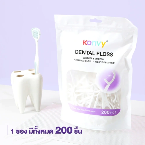Konvy Dental Floss 200pcs фото 2