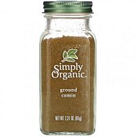 Simply Organic, Тмин, 65 г (2,31 унции)