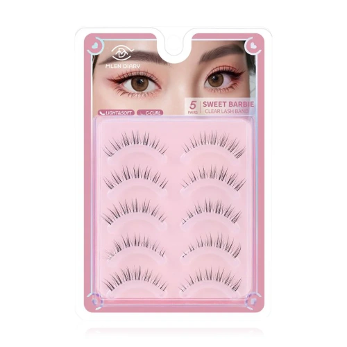 MLEN DIARY Strips Lashes Series Eyelashes 5 Pairs