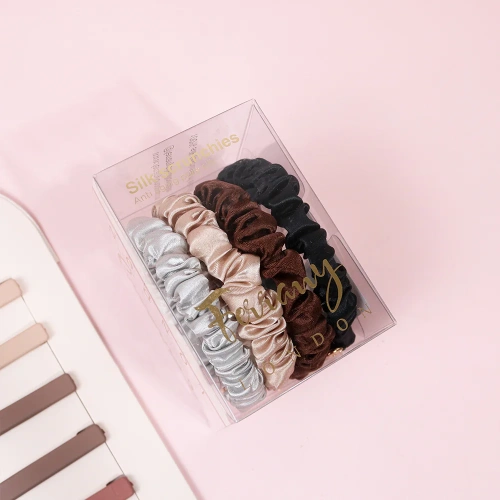Ferrany London Silk Scrunchies Set 4pcs фото 4