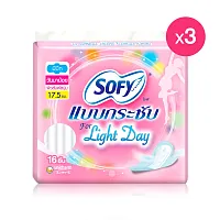 Sofy ผ้าอนามัย Body Fit For Light Day Wing 17.5cm [16pcs x 5 Packs]