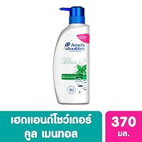 HeadShoulders Shampoo Anti Dandruff Cool Menthol+ 370 Ml. แชมพูขจัดรังแค