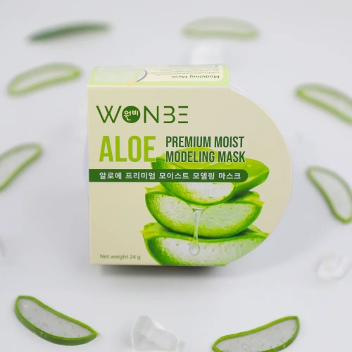 WONBE Aloe Premium Moist Modeling Mask 24g фото 2