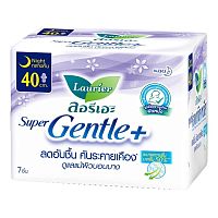 Laurier Super Gentle Plus Night 40 cm. Wing 7's