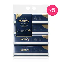 [Buy 4 Get 1] Konvy Soft & Strong Facial Tissue [100 Sheets x 4pcs]