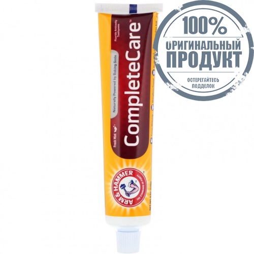 Arm & Hammer, Complete Care, Baking Soda & Peroxide Toothpaste, Plus Whitening with Stain Defense, 6.0 oz (170 g)