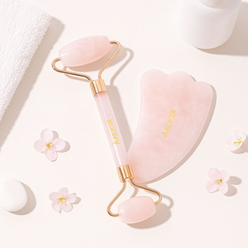 Konvy Rose Quartz Facial Massage Tool фото 4