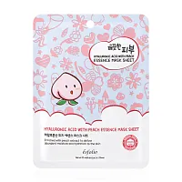 Esfolio Pure Skin Hyaluronic Acid With Peach Essence Mask Sheet 25ml