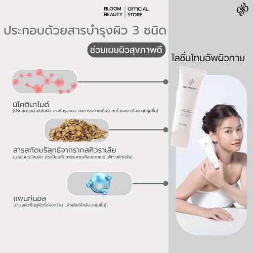 BLOOM BEAUTY Flowing Body Tone-Up Cream 120g фото 2 BLOOM BEAUTY Flowing Body Tone-Up Cream 120g фото 2