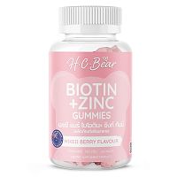 H.C Bear Biotin +Zinc Gummies 60 Pieces
