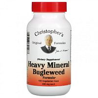 Christopher's Original Formulas, Формула с тяжелыми минералами, 400 мг, 100 вегетарианских капсул