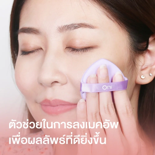 Oni Double-Faced Foundation Puff 3pcs фото 3