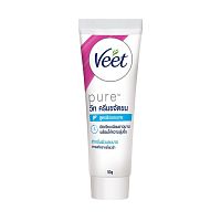 Veet Hair Removal Cream Pure Aloe Vera Sensitive Skin 50 G. ครีมกำจัดขน แว๊กซ์ขน