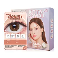 Kitty Kawaii Plus Contact Lens Mini Dawn Light Brown [1 Pair]