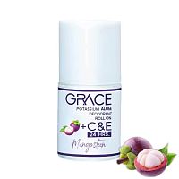 Grace Novolife Roll-On Mangosteen гипоаллергенный квасцовый роликовый дезодорант с витаминами C&E, Таиланд
