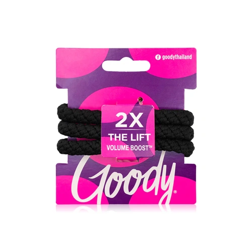 Goody Volume Boost Elastcs 3pcs BLK