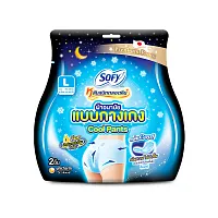 Sofy ผ้าอนามัยแบบกางเกง Night Pants Cool Size L [2pcs]