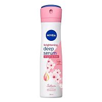 Nivea Brightening Deep Serum Sakura Spray 150 Ml. สเปรย์ระงับกลิ่นกาย
